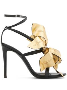 Giuseppe Zanotti босоножки Lilium с цветочной аппликацией