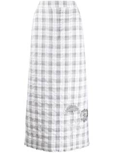 Thom Browne юбка Ocean Floor с нашивками