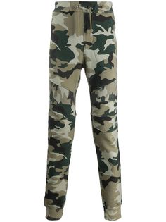 Balmain спортивные брюки с камуфляжным узором