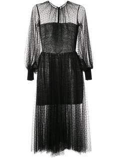 Saiid Kobeisy сетчатое коктейльное платье