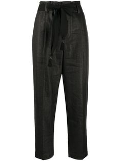 Brunello Cucinelli брюки с завышенной талией и поясом