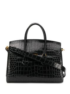 Bally сумка-тоут с тиснением под крокодила