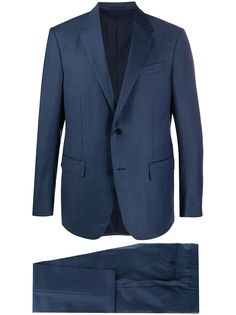 Ermenegildo Zegna клетчатый костюм-двойка