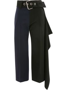 JW Anderson укороченные брюки с ремнем
