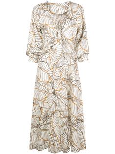 Nicholas платье миди Asilah Vintage Palm