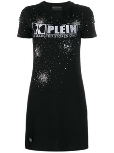 Philipp Plein длинная футболка с логотипом