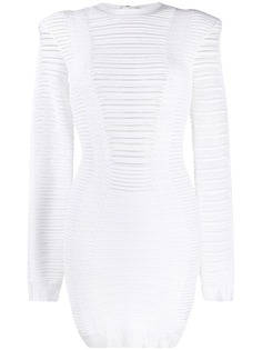 Balmain трикотажное короткое платье