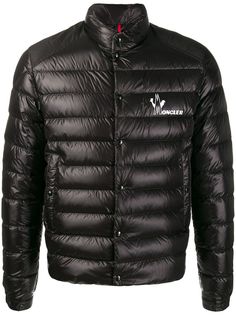 Moncler пуховик с логотипом