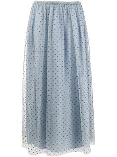 RedValentino юбка из тюля с блестками