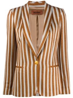 Missoni жаккардовый блейзер в полоску