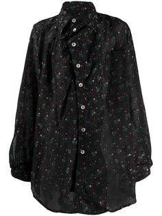 Vivienne Westwood Anglomania рубашка с цветочным принтом