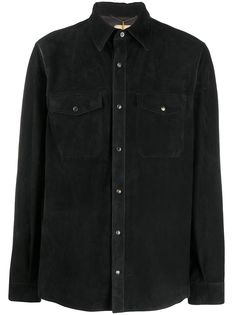 Ajmone рубашка с длинными рукавами и карманами