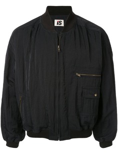 Issey Miyake Pre-Owned бомбер Sport Line 1980-х годов с принтом