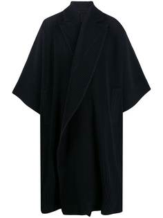 Homme Plissé Issey Miyake плиссированное пальто