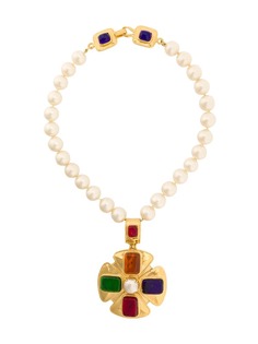 Chanel Pre-Owned ожерелье с медальоном