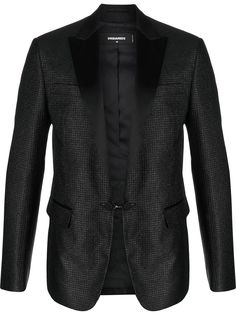 Dsquared2 жаккардовый пиджак London из ткани ламе