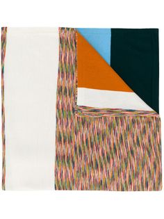 Missoni трикотажный шарф в стиле колор-блок