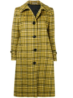 Bottega Veneta plaid coat