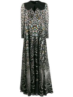 Givenchy вечернее платье с цветочным принтом