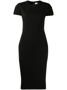 Victoria Beckham приталенное платье-футболка