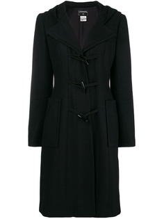 Chanel Pre-Owned пальто с капюшоном