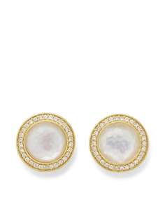 IPPOLITA золотые серьги-гвоздики с бриллиантами