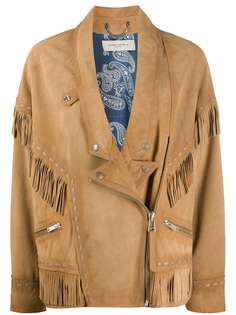 Golden Goose куртка Ayumi с бахромой