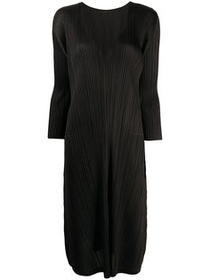 Pleats Please Issey Miyake плиссированное платье миди