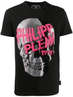 Philipp Plein декорированная футболка