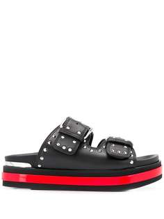 Alexander McQueen сандалии Trompe LOeil с заклепками