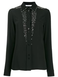 Givenchy рубашка с кристаллами