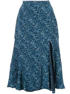 Altuzarra юбка Clementine с оборками и цветочным принтом