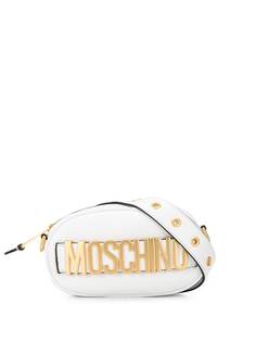 Moschino поясная сумка с логотипом