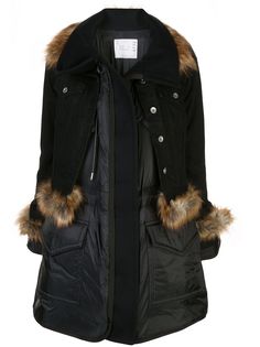 Sacai многослойная куртка