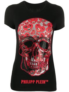 Philipp Plein футболка с принтом Skull