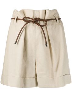 Brunello Cucinelli шорты с поясом
