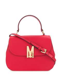 Moschino сумка-тоут с металлическим логотипом