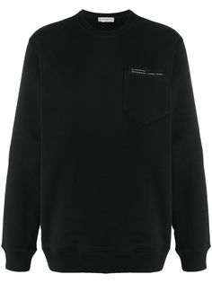 Givenchy толстовка с карманом и логотипом