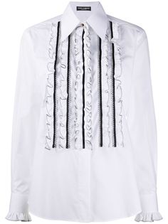 Dolce & Gabbana рубашка с манишкой