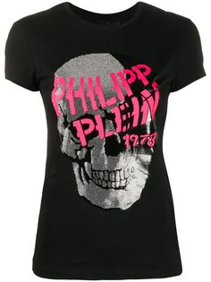 Philipp Plein футболка с принтом Skull и короткими рукавами