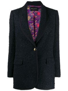 Etro блейзер букле