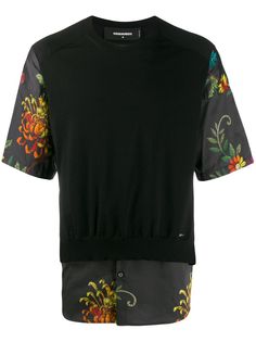 Dsquared2 футболка с цветочным принтом