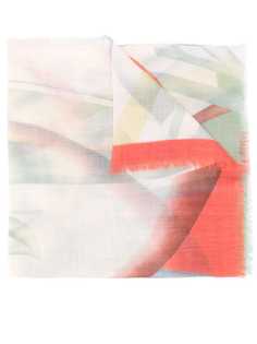 Etro кашемировый шарф с абстрактным принтом