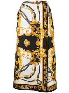 Versace юбка-шорты Barocco Rodeo A-силуэта