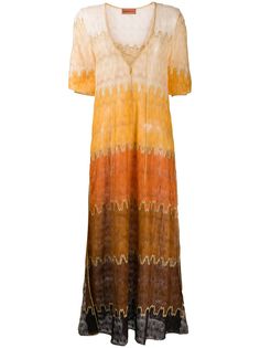 Missoni Mare платье макси в стиле колор-блок