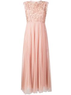 RedValentino плиссированное платье из тюля