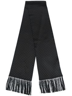 Saint Laurent шарф с заклепками