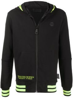 Philipp Plein худи на молнии с тисненым логотипом