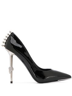 Philipp Plein туфли-лодочки Decollette с заклепками