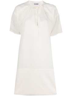 Jil Sander платье миди с вырезом